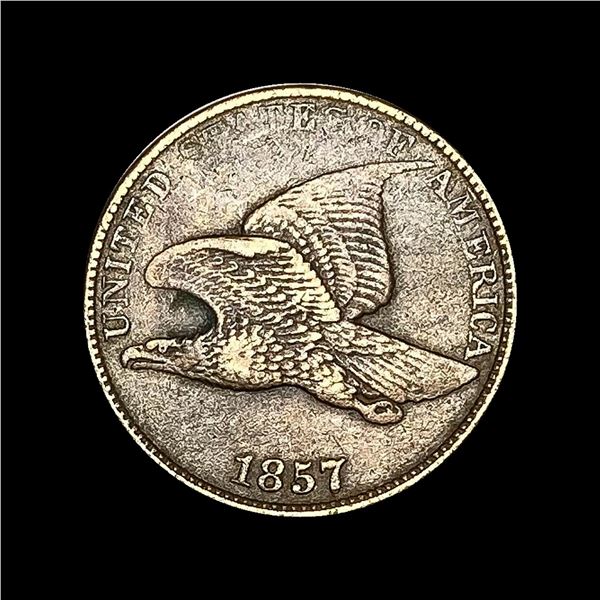1857 Copper-Nickel Flying Eagle Cent LIGHTLY CIRCULATED