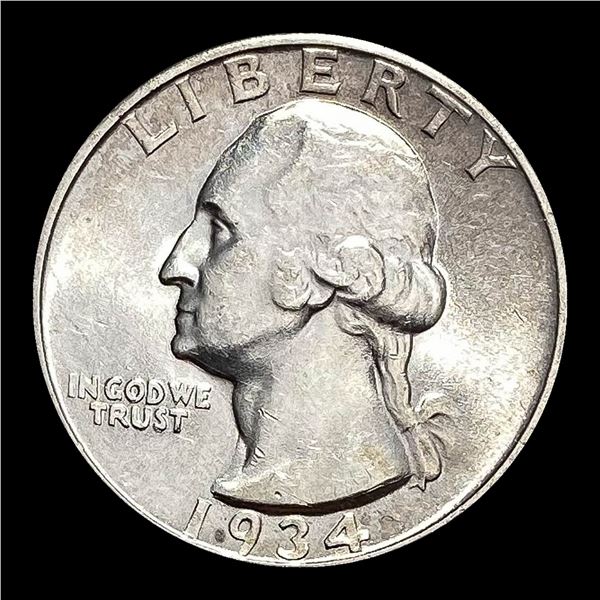 1934 Silver Washington Quarter UNCIRCULATED