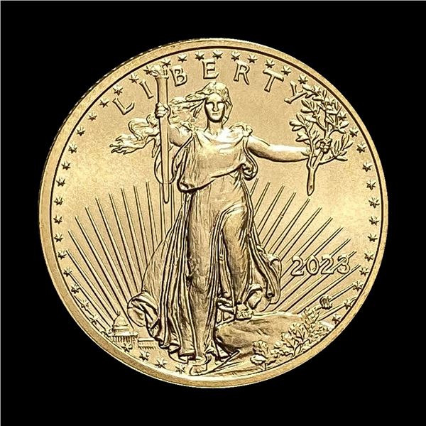 2023 1/4 oz Gold American Eagle $10 SUPERB GEM BU