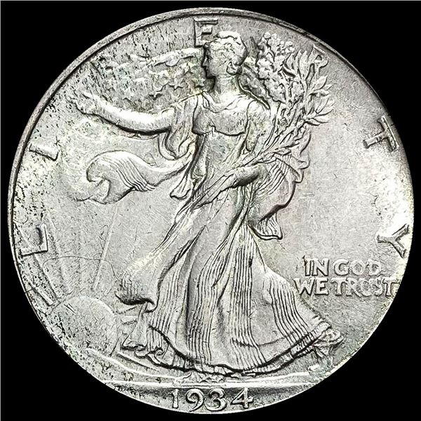 1934 Silver Half Dollar Walking Liberty UNCIRCULATED
