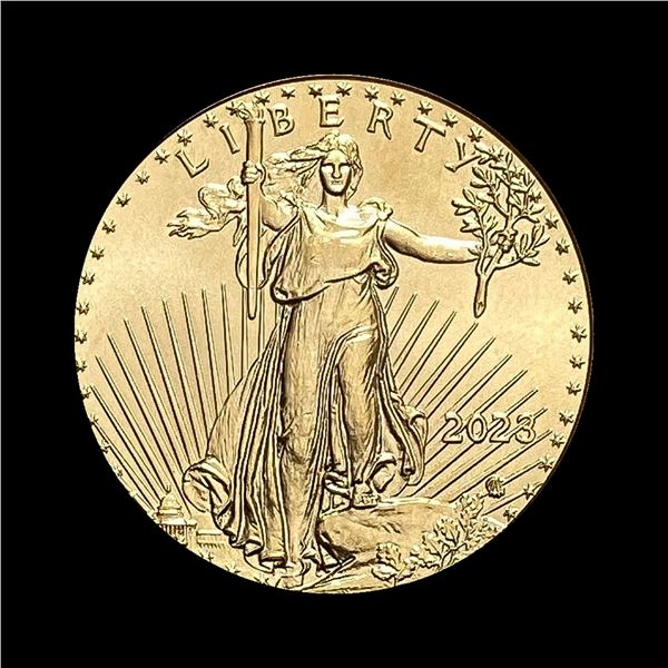 2023 1/4 oz Gold American Eagle $10 SUPERB GEM BU