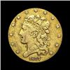1837 Gold $5 Half Eagle LIGHTLY CIRCULATED