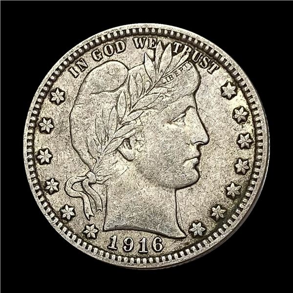 1916-D Silver Barber Quarter CLOSELY UNCIRCULATED