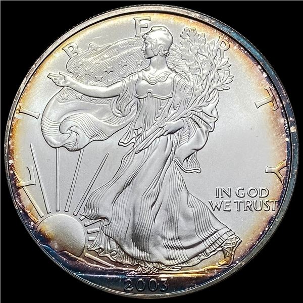 2003 1 oz Silver American Eagle $1 SUPERB GEM BU