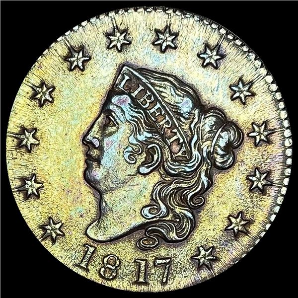 1817 Large Cent Coronet Head CLOSELY UNCIRCULATED