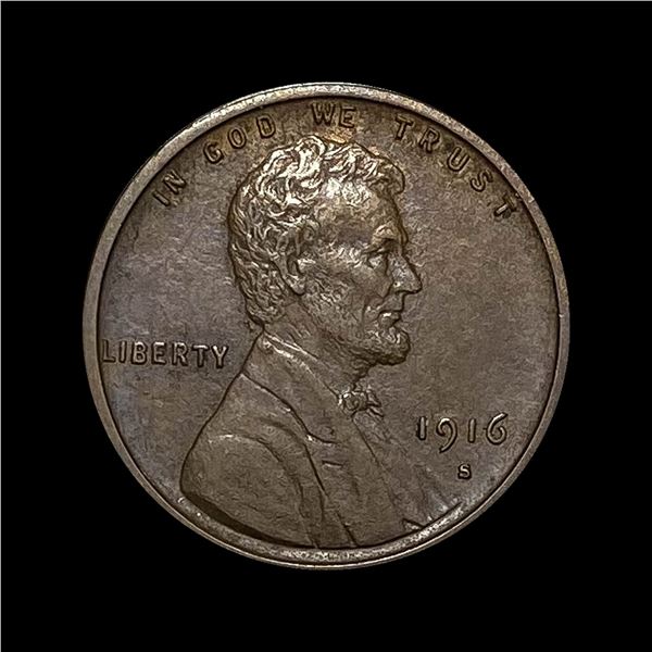1916-S Lincoln Wheat Cent UNCIRCULATED