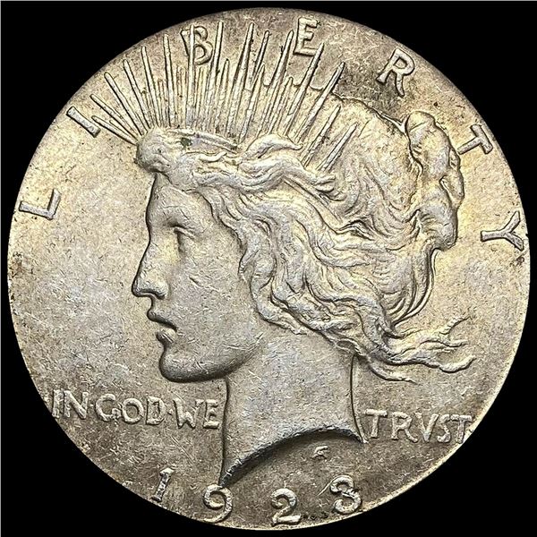 1923 Silver Peace Dollar CLOSELY UNCIRCULATED