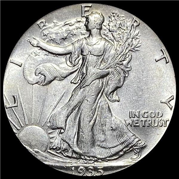 1935-S Silver Walking Liberty Half Dollar UNCIRCULATED