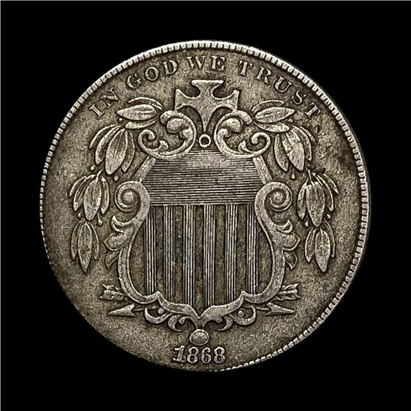1868 Shield Nickel LIGHTLY CIRCULATED