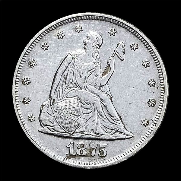 1875 Silver Twenty Cent Piece UNC