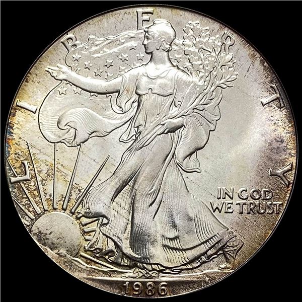 1986 1 oz Silver American Eagle $1 SUPERB GEM BU