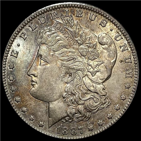 1887-O Silver Morgan Dollar CHOICE AU