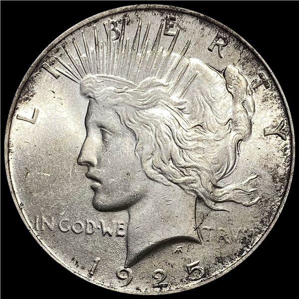 1925 Silver Peace Dollar GEM BU