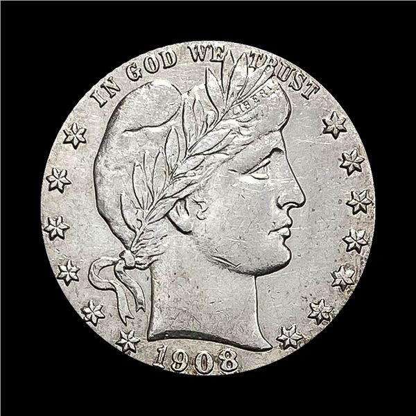 1908-D Silver Barber Quarter UNC