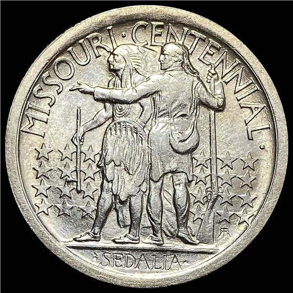 1921 Missouri Centennial Silver Half Dollar GEM BU