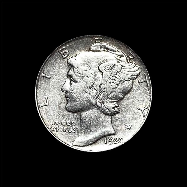 1920-D Silver Mercury Dime CHOICE AU