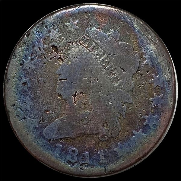 1811 Classic Head Large Cent NICELY CIRCULATED