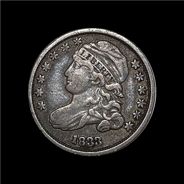 1833 Capped Bust Dime LIGHTLY CIRCULATED