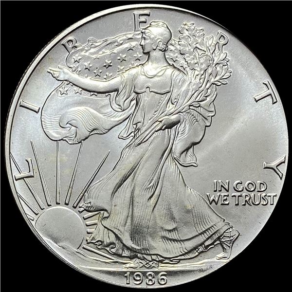 1986 1 oz Silver American Eagle $1 SUPERB GEM BU