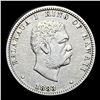 Image 1 : 1883 Hawaii Silver 1/4 Dollar (Hapaha) CLOSELY UNCIRCULATED