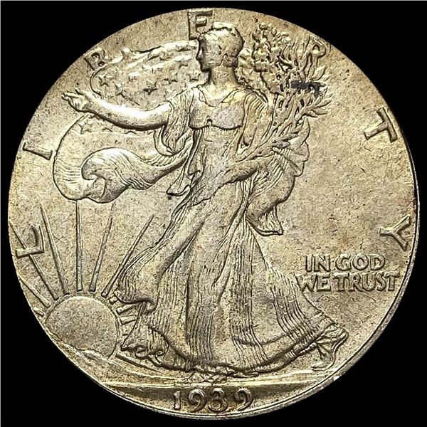1939 Walking Liberty Half Dollar CHOICE AU
