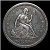 Image 1 : 1855 Seated Liberty Quarter CLOSELY UNCIRCULATED
