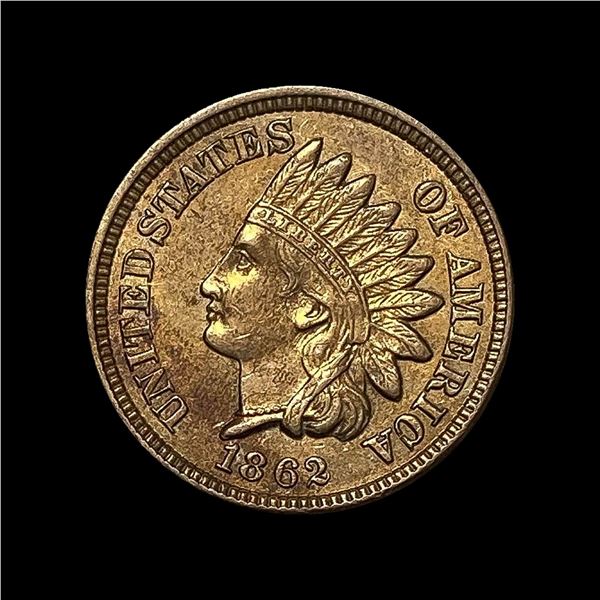 1862 Indian Head Cent CHOICE AU