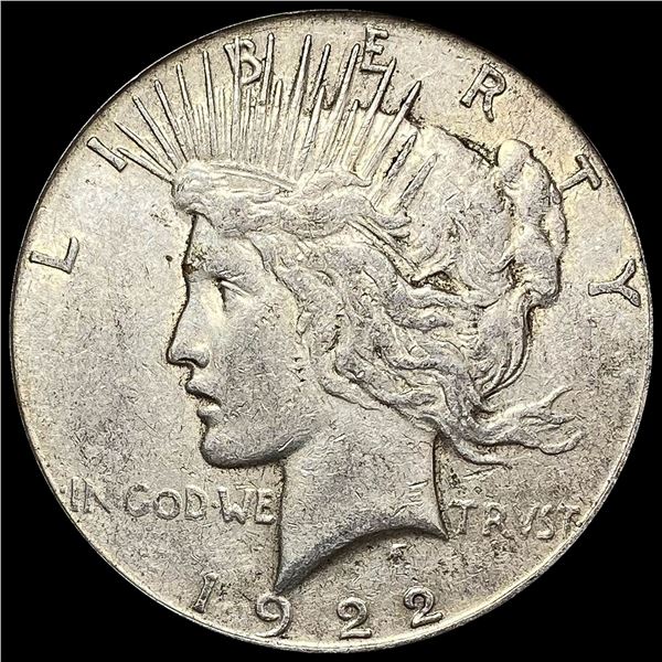 1922-S Silver Peace Dollar CLOSELY UNCIRCULATED