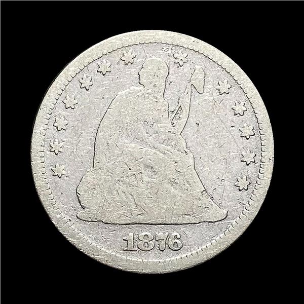 1876 Seated Liberty Quarter NICELY CIRCULATED