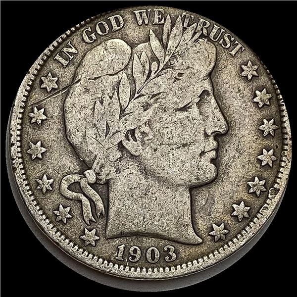 1903-O Silver Barber Half Dollar NICELY CIRCULATED
