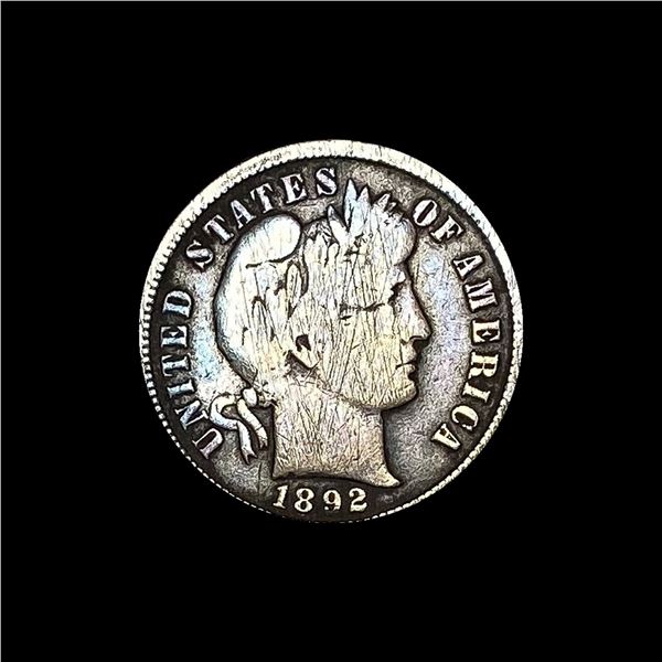 1892-S Silver Barber Dime NICE CIRC