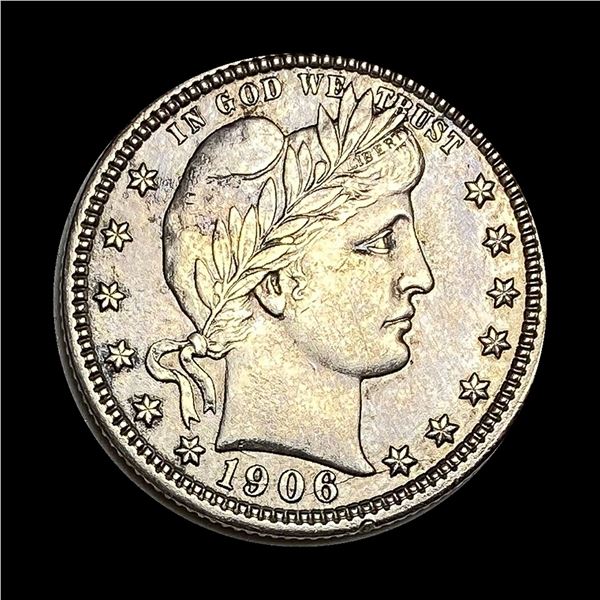 1906 Barber Quarter CHOICE AU