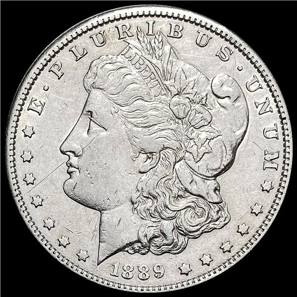 1889-S Morgan Silver Dollar CLOSE UNC