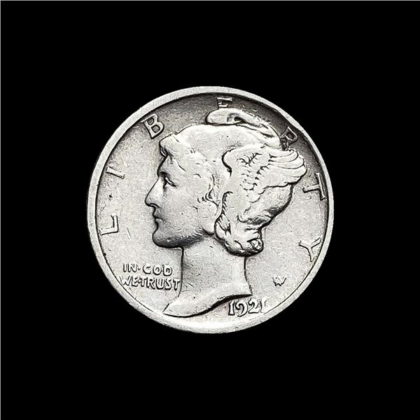 1921 Mercury Dime CLOSE UNC