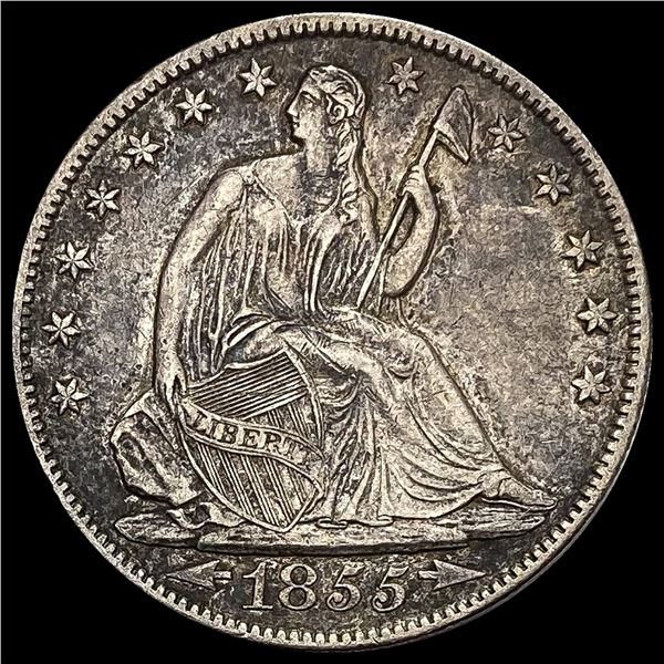 1855-O Seated Liberty Half Dollar NEAR UNC