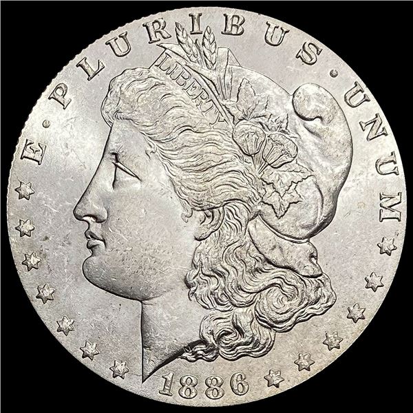 1886 Silver Morgan Dollar GEM BU