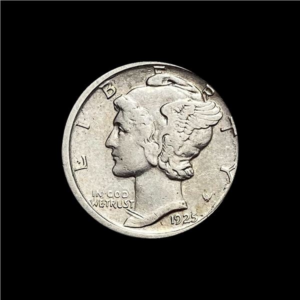1925-S Mercury Dime CLOSELY UNC
