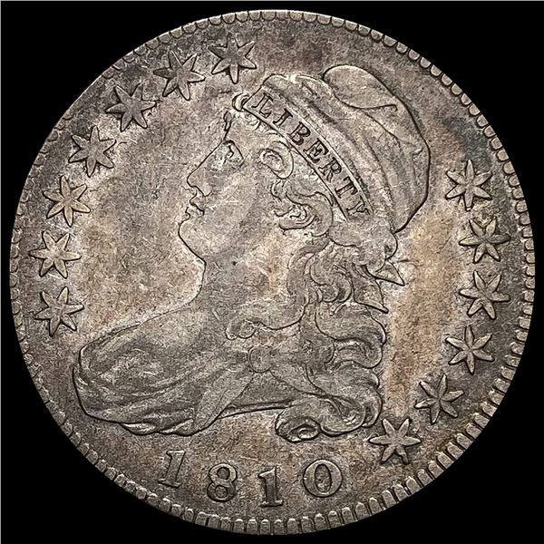 1810 Capped Bust Half Dollar LIGHTLY CIRCULATED