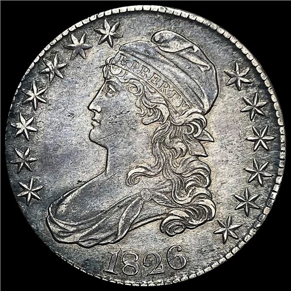 1826 Capped Bust Half Dollar CHOICE AU