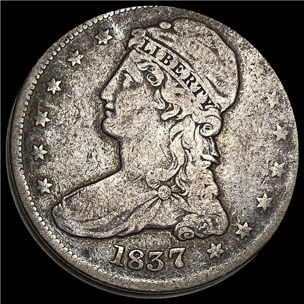 1837 Capped Bust Half Dollar NICELY CIRCULATED
