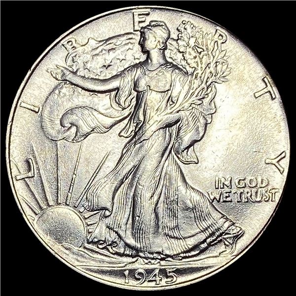1945 Silver Walking Liberty Half Dollar CHOICE BU