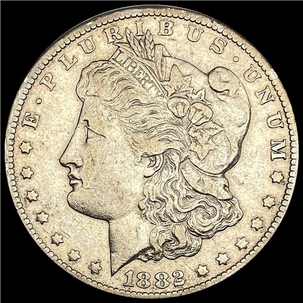 1882-CC Morgan Silver Dollar NEARLY UNC