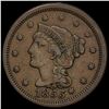 1855 Braided Hair Large Cent NEARLY UNCIRCULATED