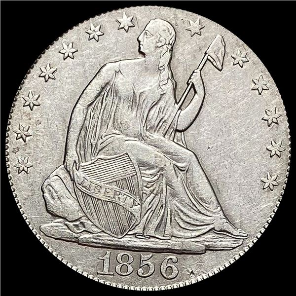 1856-O Silver Half Dollar CLOSELY UNCIRCULATED