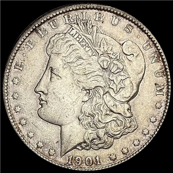 1901 Silver Morgan Dollar CLOSELY UNCIRCULATED