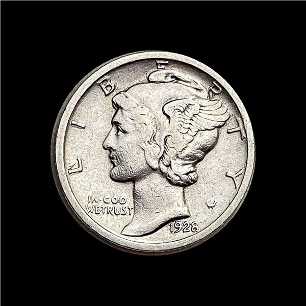 1928-D Mercury Dime CLOSELY UNCIRCULATED