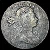 Image 1 : 1801 Large Cent Draped Bust NICELY CIRCULATED