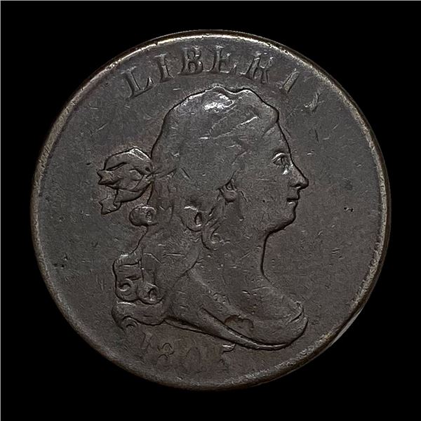 1805 Copper Half Cent NICELY CIRCULATED