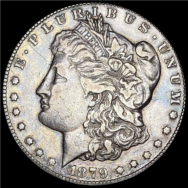 1879-CC Silver Morgan Dollar NEARLY UNCIRCULATED