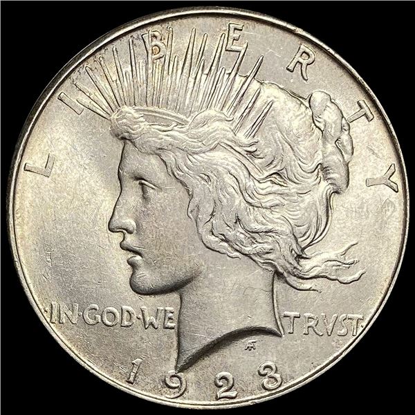 1923-D Silver Peace Dollar GEM BU